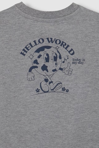 T-shirt - Gris chiné