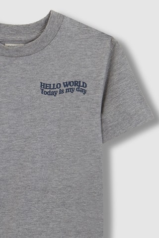 T-shirt - Gris chiné
