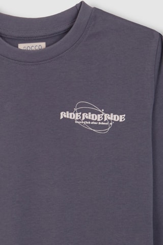 T-shirt - Bleu-gris