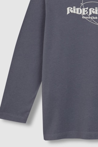 T-shirt - Bleu-gris