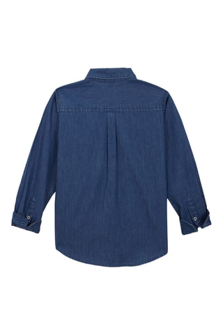 Chemise en jean - Bleu pétrole
