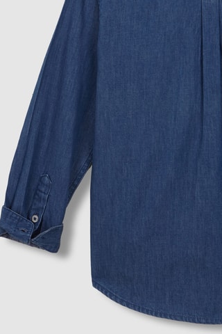 Chemise en jean - Bleu pétrole