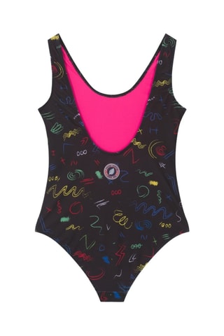 Badpak Kid Cancun Print - Zwart