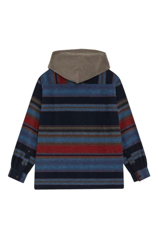 Jasje met Capuchon Hrtg - Marineblauw