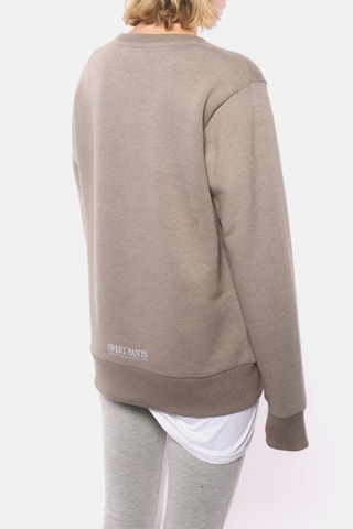 Sweater Terry Classic Crew - Gemêleerd Bruin