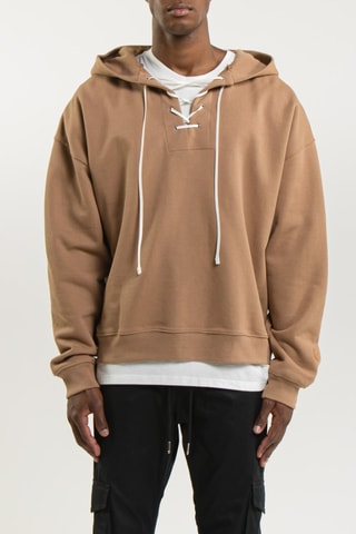 Sweater met Capuchon Western - Camel