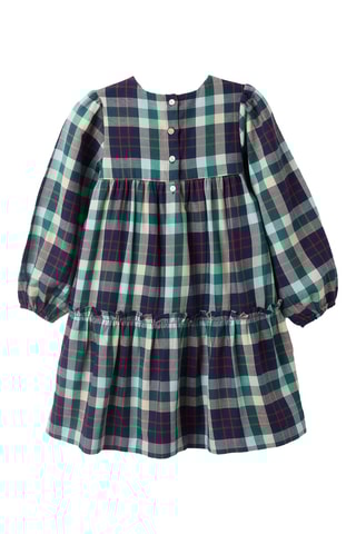 Robe - Bleu foncé et vert