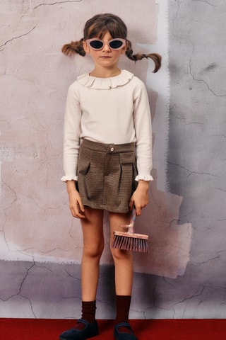 Jupe-short - Marron