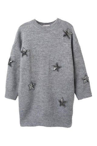 Robe pull - Gris chiné