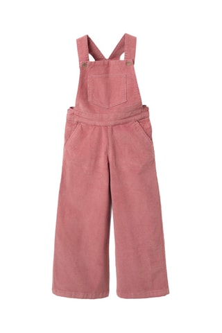 Salopette en velours - Rose