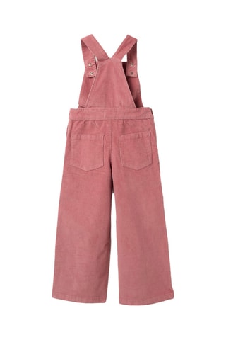 Salopette en velours - Rose