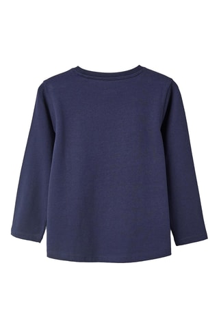 2 t-shirts - Blanc et bleu marine