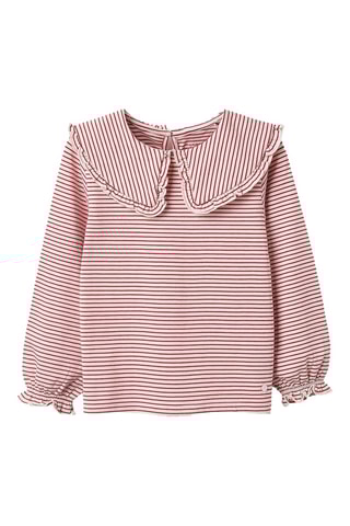 T-shirt - Wit en rood