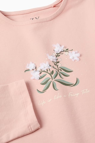 T-shirt - poederroze