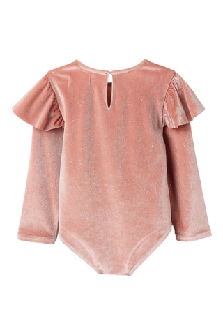 Velours Bodysuit - Roze