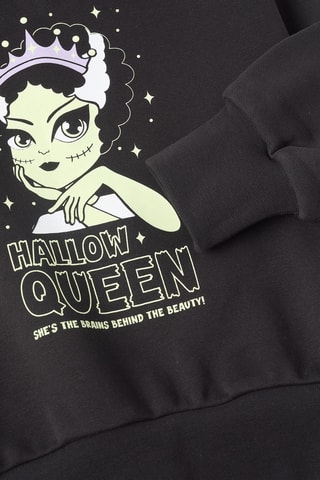 Sweater met Capuchon - Zwart