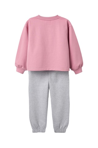 Sweater en Broek - Roze en Lichtgrijs