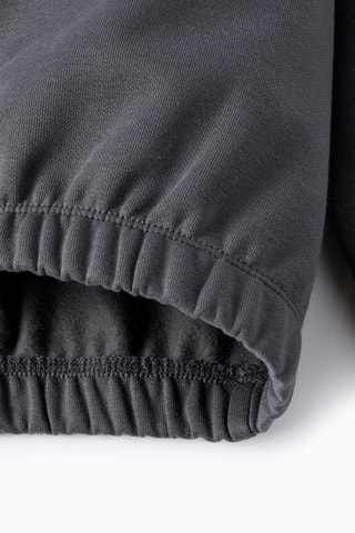 Fleece sweater met Capuchon - Donkergrijs