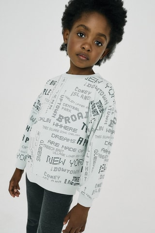Sweater en Legging - zeegroen en zwart