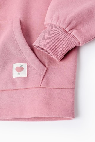 Fleece Sweater met Capuchon - Roze