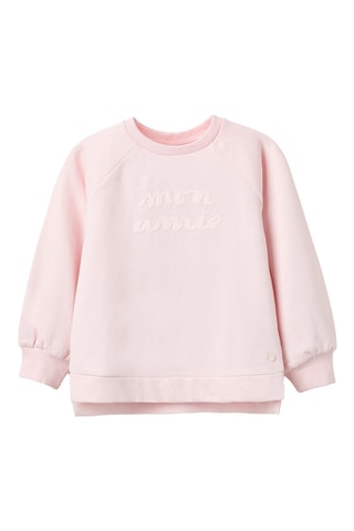 Fleece Sweater - Poederroze