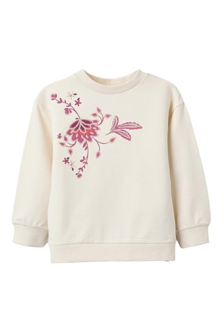Fleece Sweater - Wit