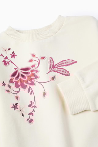 Fleece Sweater - Wit
