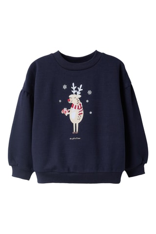 Sweat polaire - Bleu foncé