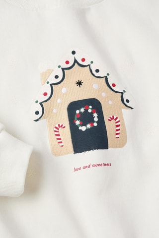 Fleece Sweater - Wit