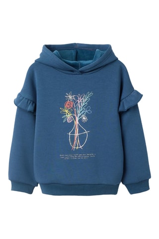 Sweat à capuche - Bleu foncé