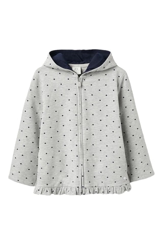 Sweater met Capuchon - Lichtgrijs 