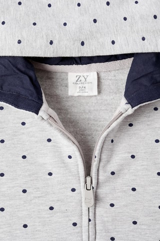 Sweater met Capuchon - Lichtgrijs 