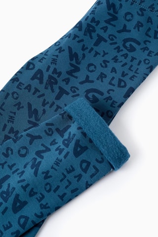 Legging - Kobaltblauw