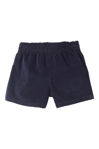 Short en velours - Bleu marine