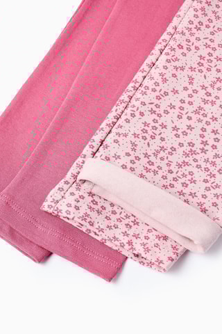 2 leggings - Rose