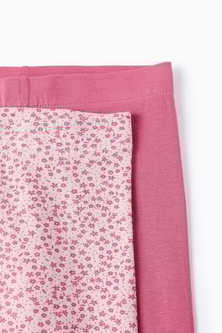 2 leggings - Rose