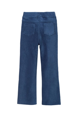 Velours Broek - donkerblauw