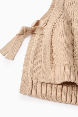 Pull sans manches - Beige