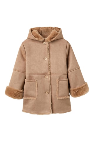 Manteau à capuche - Beige