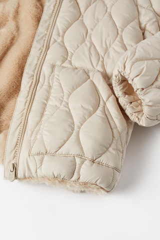 Doudoune à capuche - Beige clair
