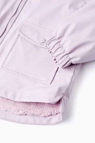 Parka à capuche - Mauve