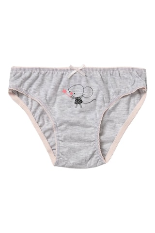 7 culottes - Blanc et gris