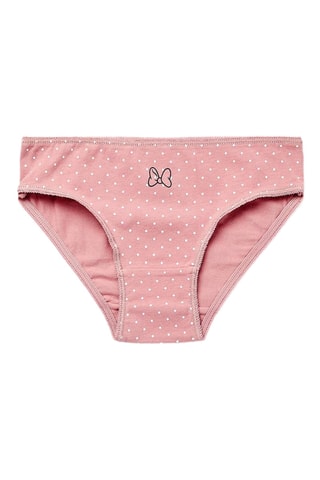 5 culottes Minnie Disney - Rose et noir