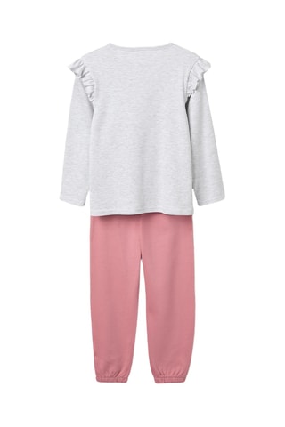 Pyjama Minnie et Daisy Disney - Gris clair chiné