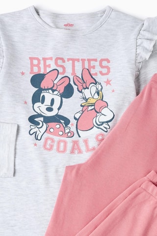 Pyjama Minnie et Daisy Disney - Gris clair chiné