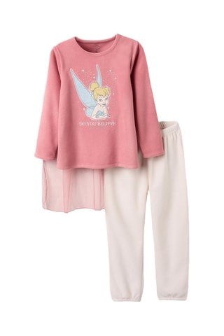 Pyjama polaire Clochette et Peter Pan Disney - Rose