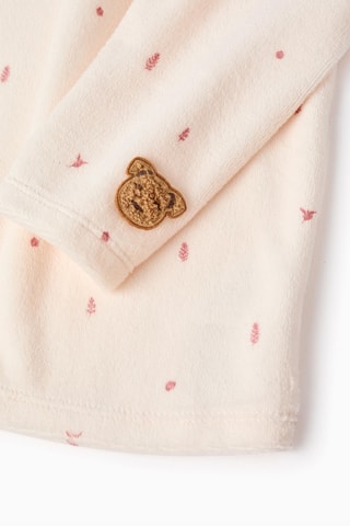 Pyjama en velours - Beige clair