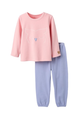 Pyjama polaire - Rose et ciel
