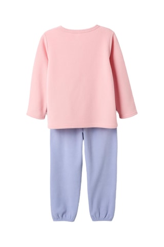 Pyjama polaire - Rose et ciel