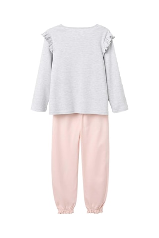 Pyjama Princesses Disney - Gris clair chiné et rose